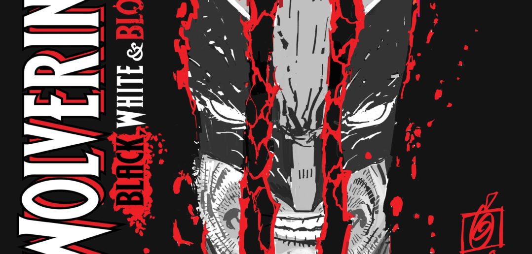 Wolverine black wihite & Blood couverture