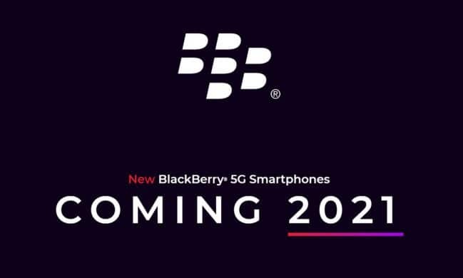 Blackberry smartphone 2021