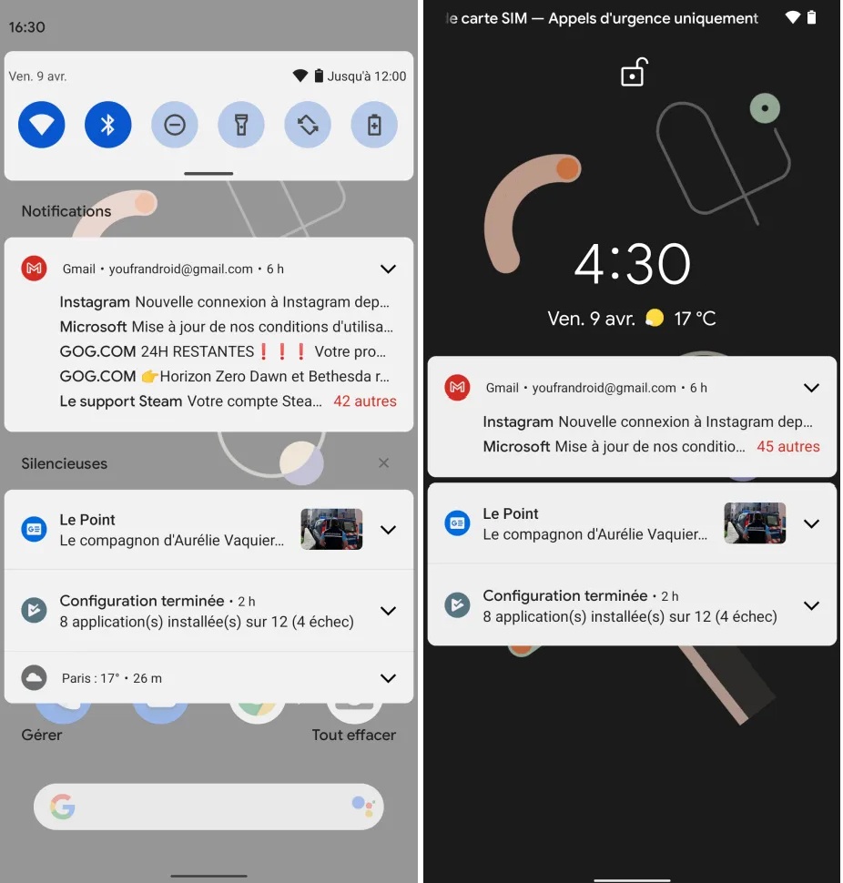 Android 12 Notifications