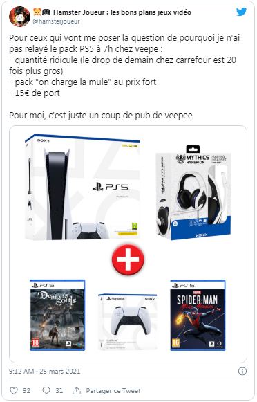 PS5 Carrefour