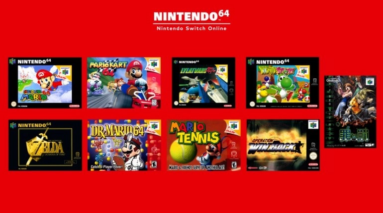 Switch online jeux Nintendo 64